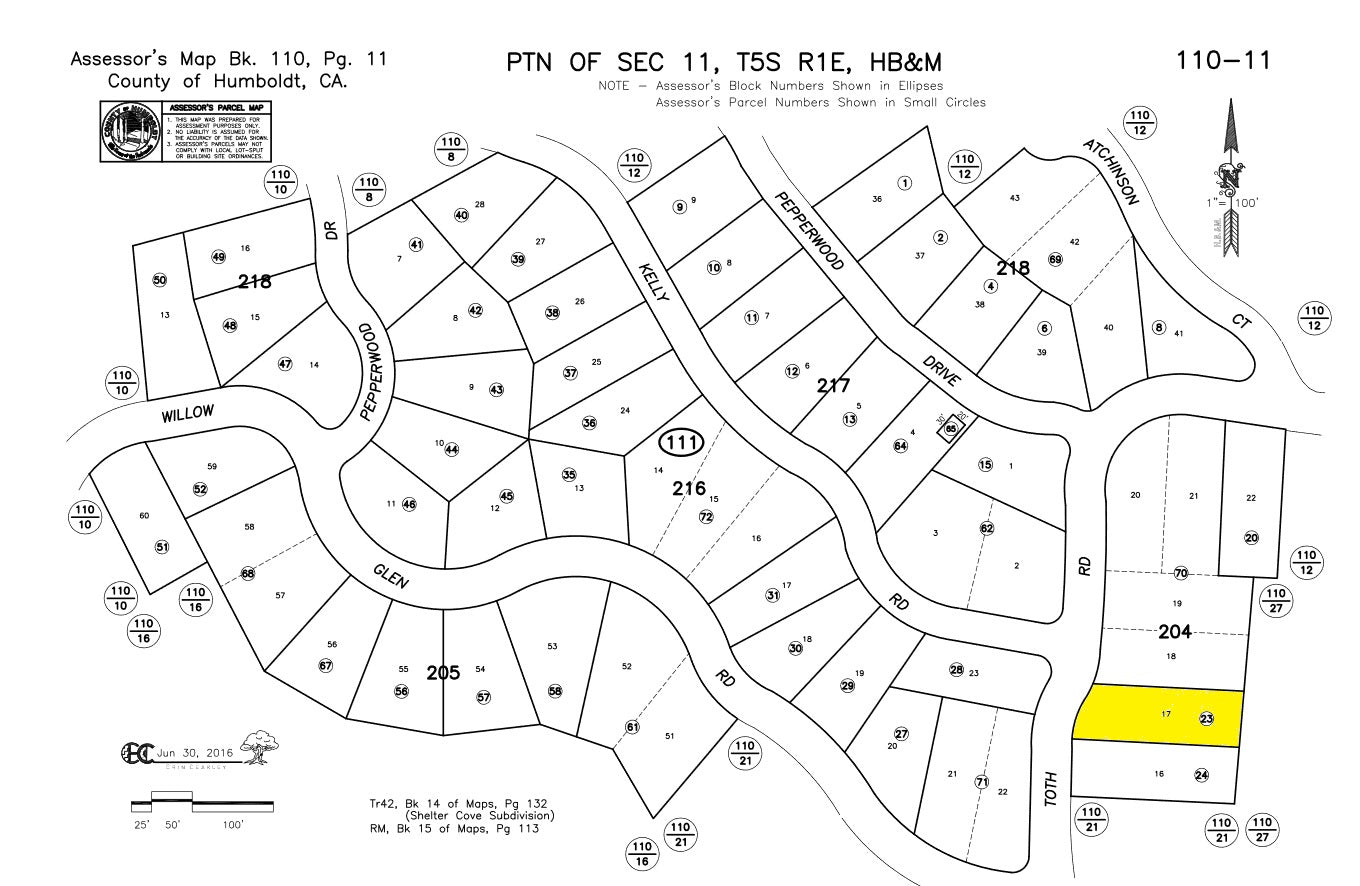 #L00472-1 .23 Acre Lot in Shelter Cove, Humboldt County CA $19,900.00 ($257.14/ Month)