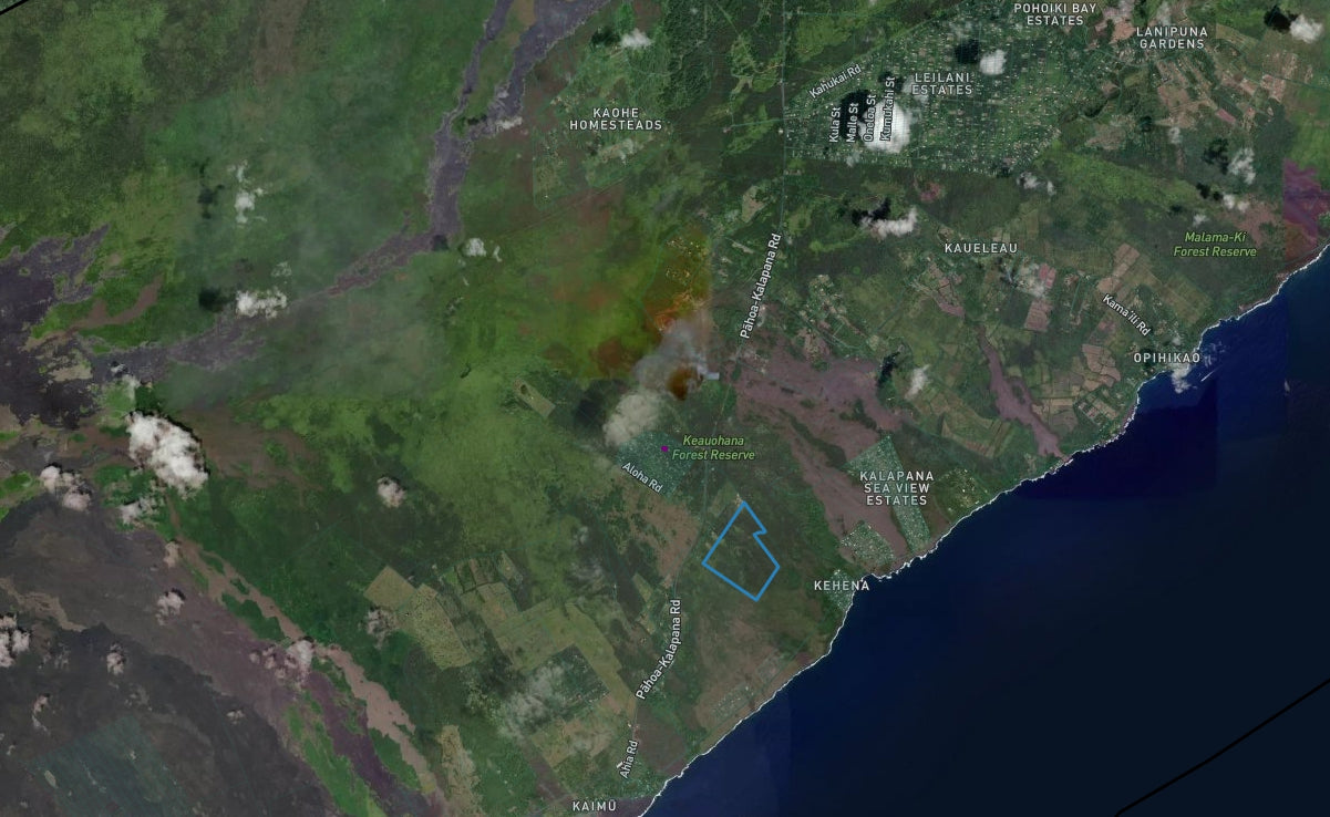 #L03677-1 Lot in Black Sand Beach subdivision, Kona St., Pahoa, HI, $14,899.00 ($186.03/Month)