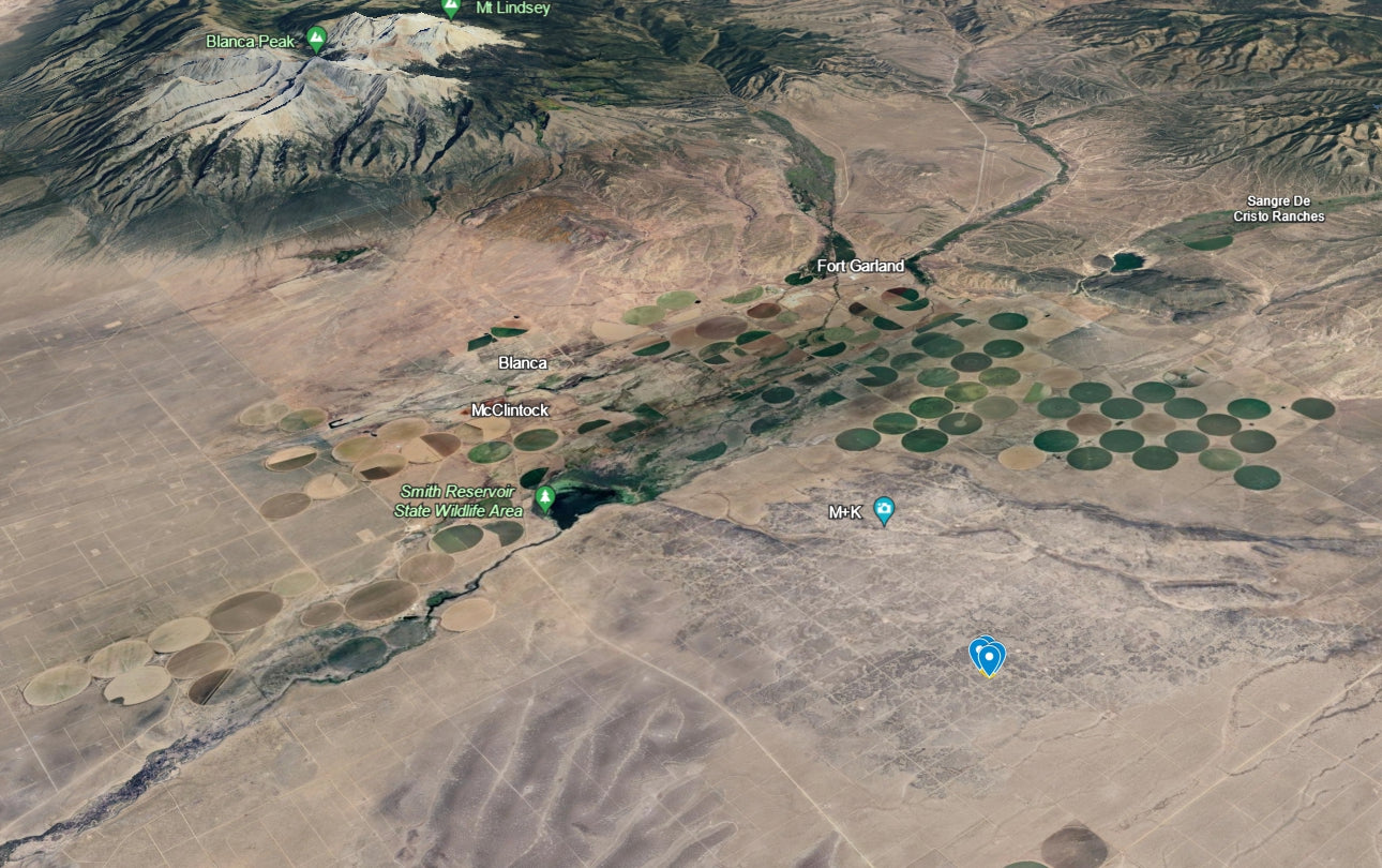 #L05909-1 Beautiful views from 5 Acres in San Luis Valley Ranches, Costilla County, Colorado $9,995.00 ($116.14/Month)