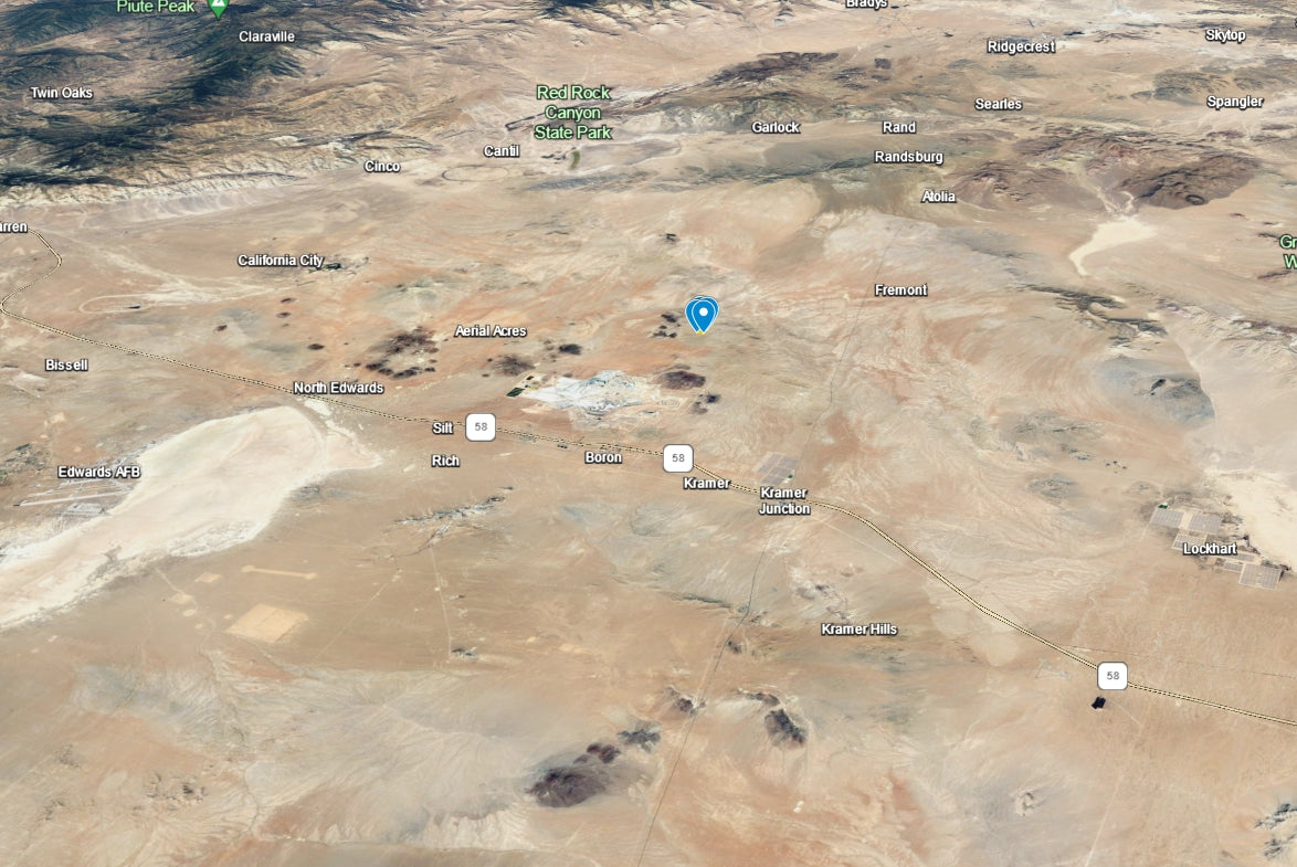 #L200196-1 40 Acres in Kern County, CA $34,999.00 ($379.50/Month)