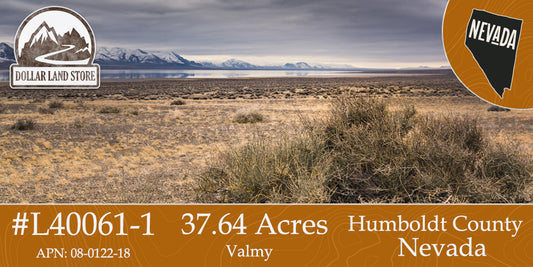 #L40061-1 37.64 Acre in Humboldt County, NV $19,995.00 ($222.56/Month)