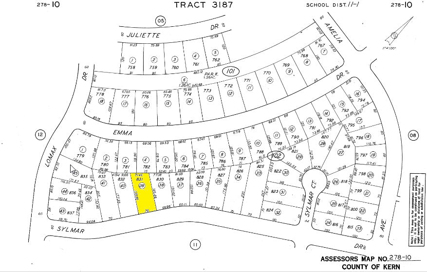 L40120-1 .26 Acre Residential lot in California City, Kern County, CA $2,999.00 ($47.09/Month)