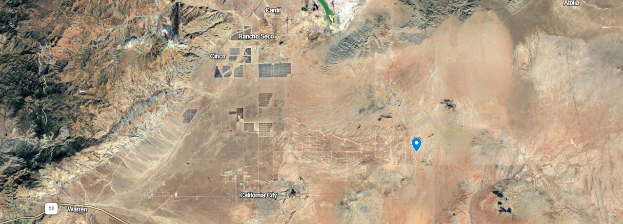 L40147-1 .25 Acre Residential lot in California City, Kern County, CA $2,999.00 ($47.21/Month)