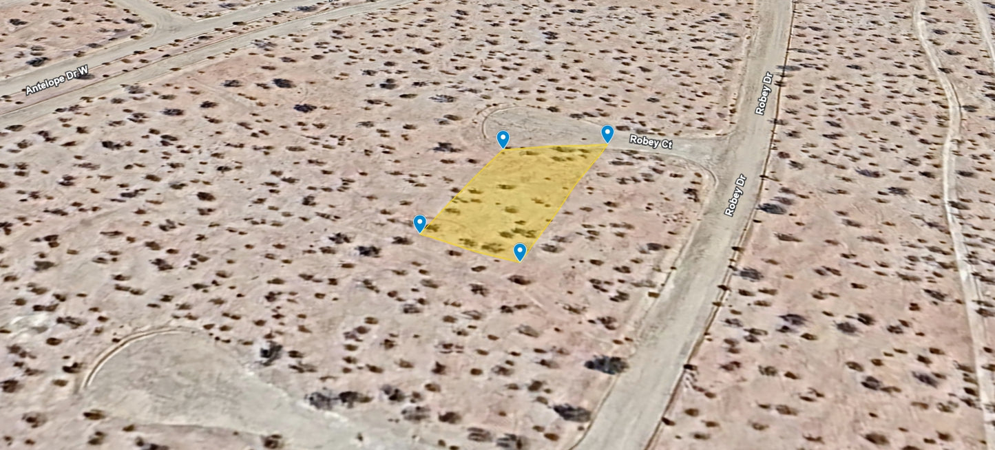 L40168-1 .23 Acre Residential lot in California City, Kern County, CA $2,999.00 ($47.21/Month)