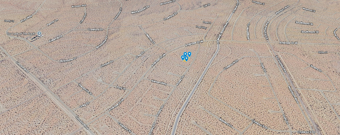 L40168-1 .23 Acre Residential lot in California City, Kern County, CA $2,999.00 ($47.21/Month)