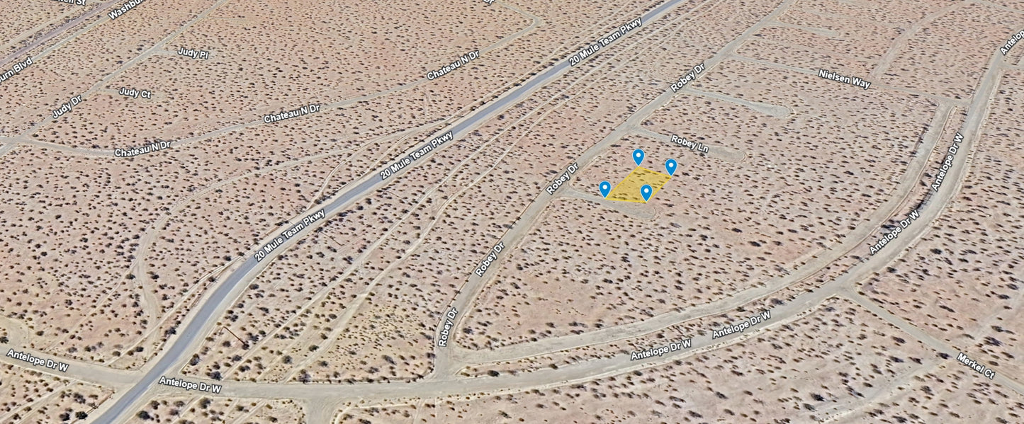L40168-1 .23 Acre Residential lot in California City, Kern County, CA $2,999.00 ($47.21/Month)