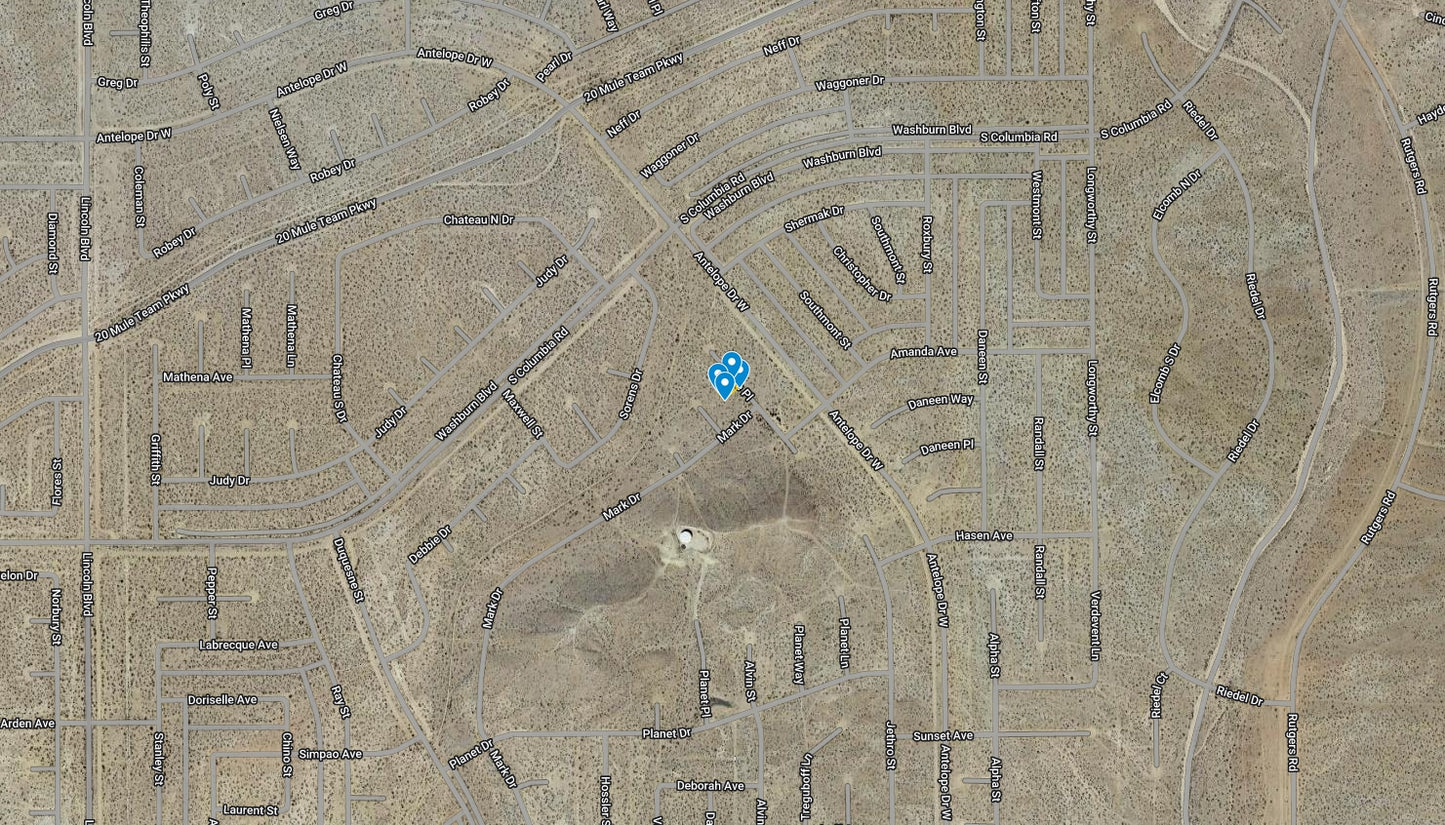 L40172-1 .20 Acre Residential lot in California City, Kern County, CA $3,499.00 ($71.79/Month)
