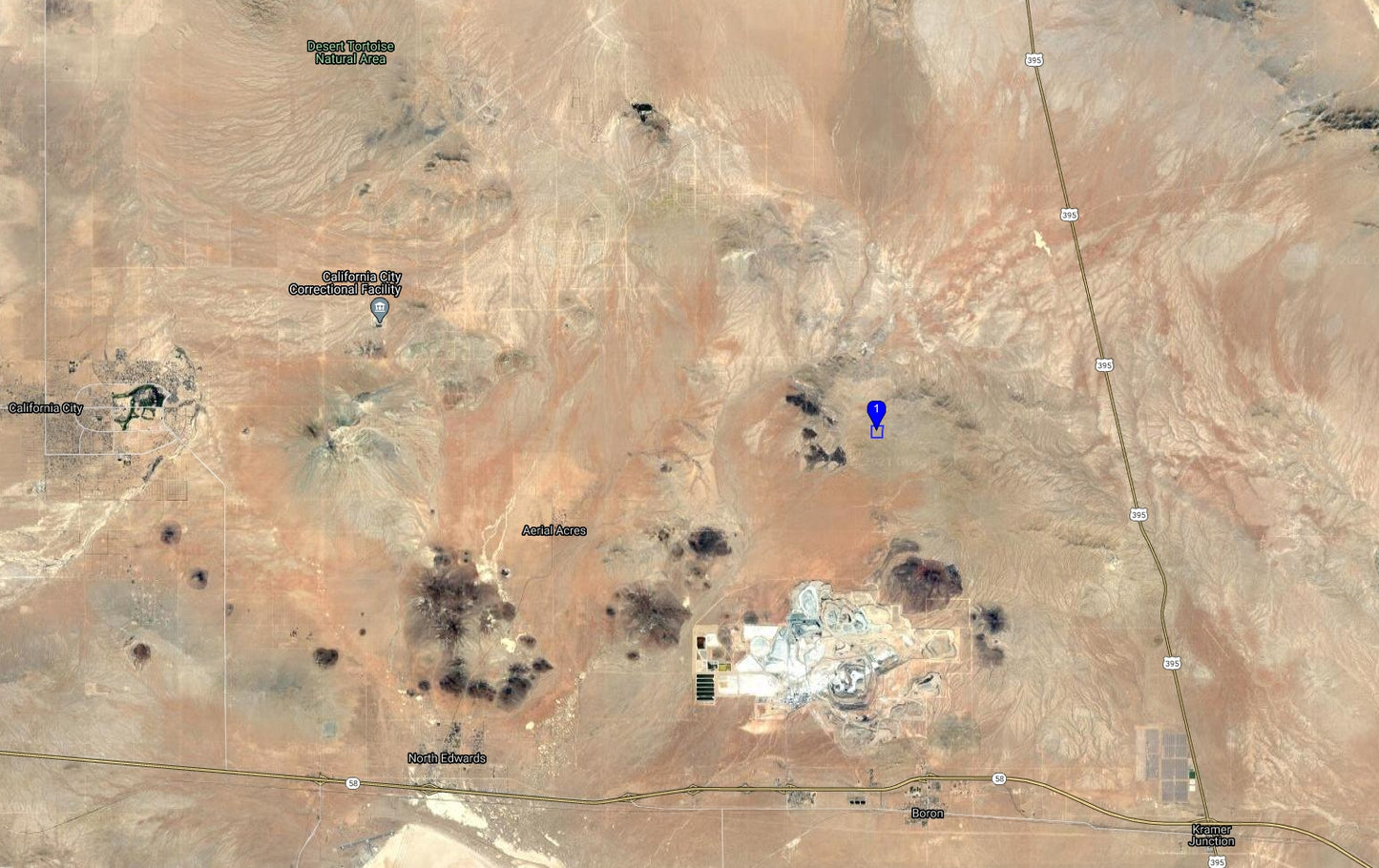 #L200196-1 40 Acres in Kern County, CA $34,999.00 ($379.50/Month)