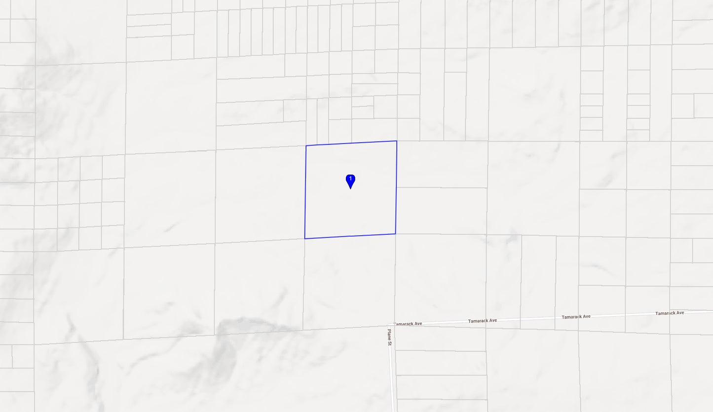 #L200196-1 40 Acres in Kern County, CA $34,999.00 ($379.50/Month)