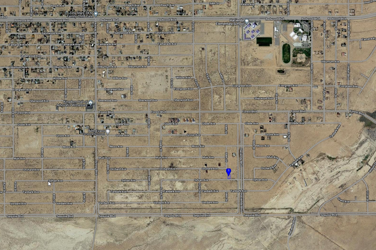 #L40079-1 .17 Acre Residential lot in California City, Kern County, CA $8,999.00 ($137.61/Month)