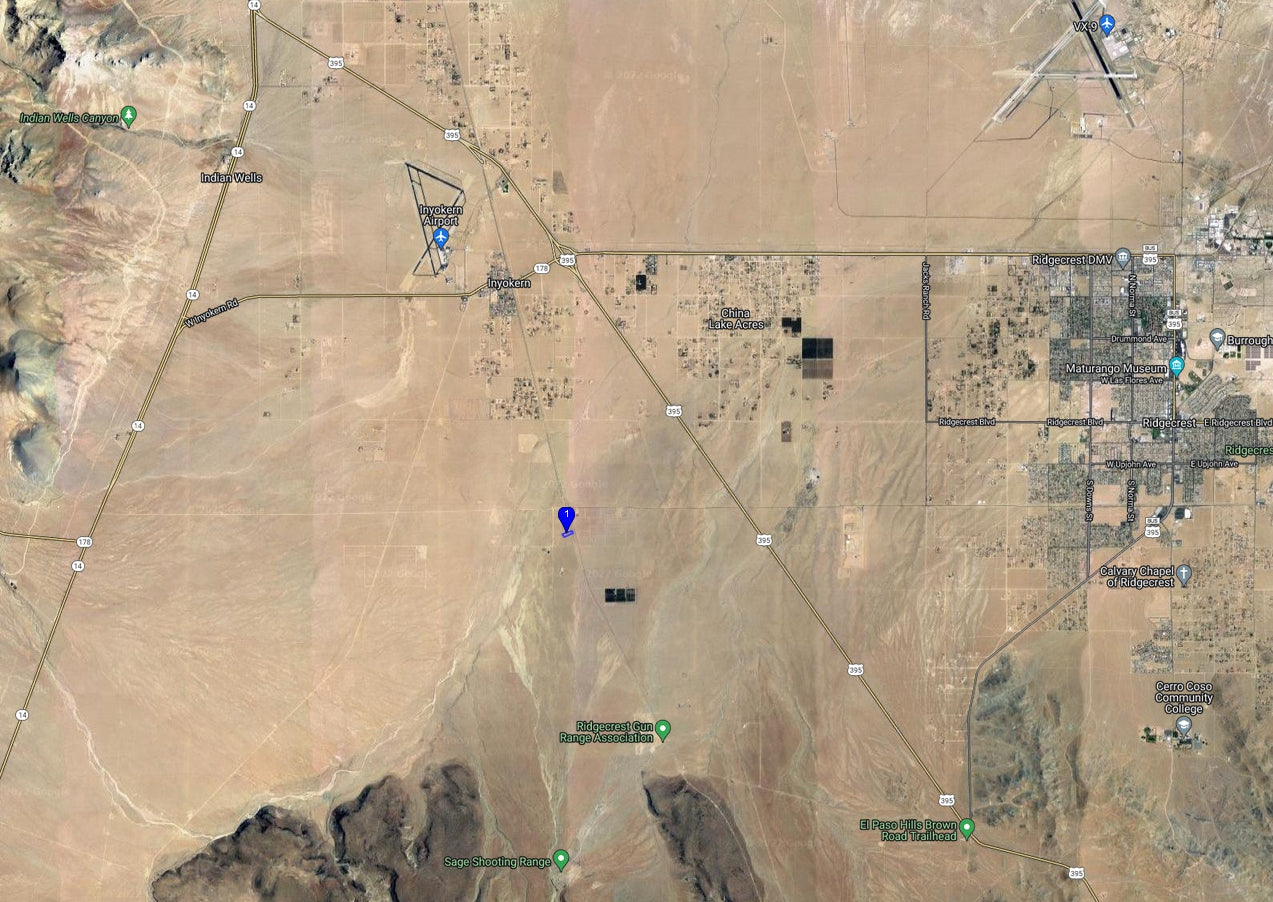 #L40084-1 2.47 Acres in Kern County, CA $9,499.00 ($112.68/Month)