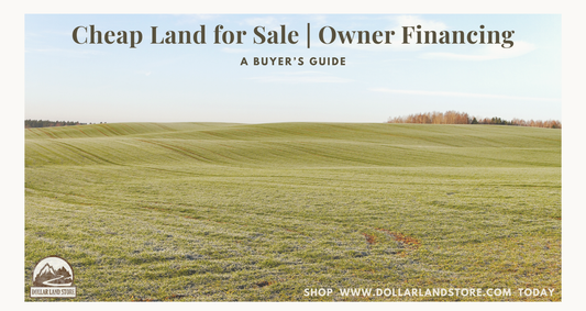A Buyer's Guide to Cheap Land for Sale with Owner Financing