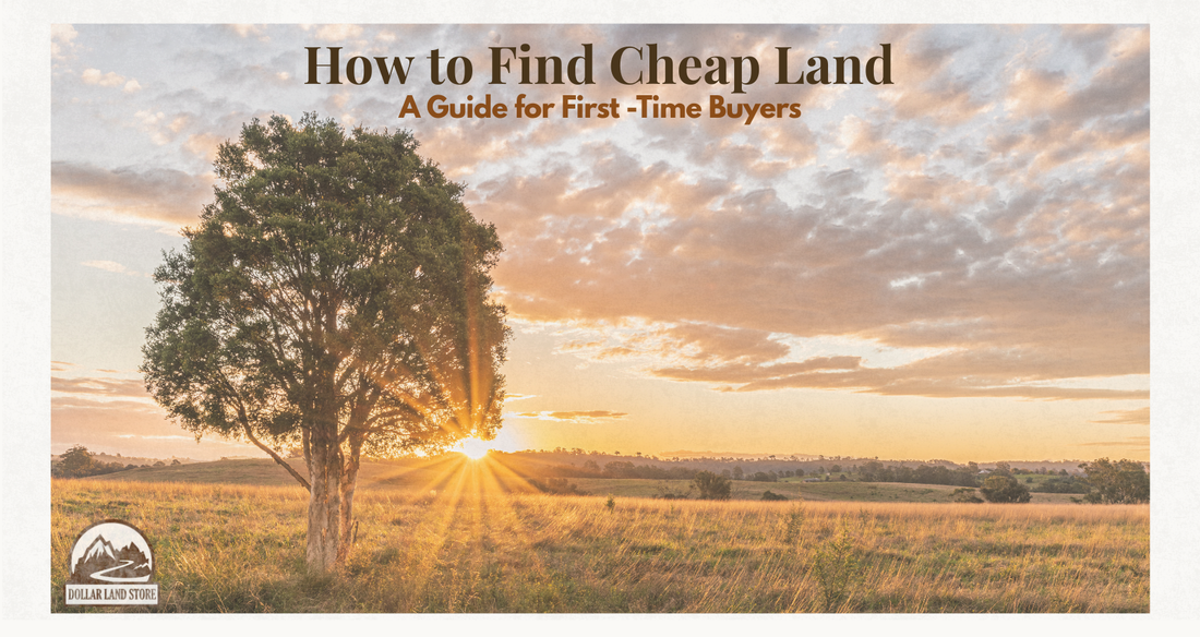 How to Find Cheap Land: A Guide for First-Time Buyers