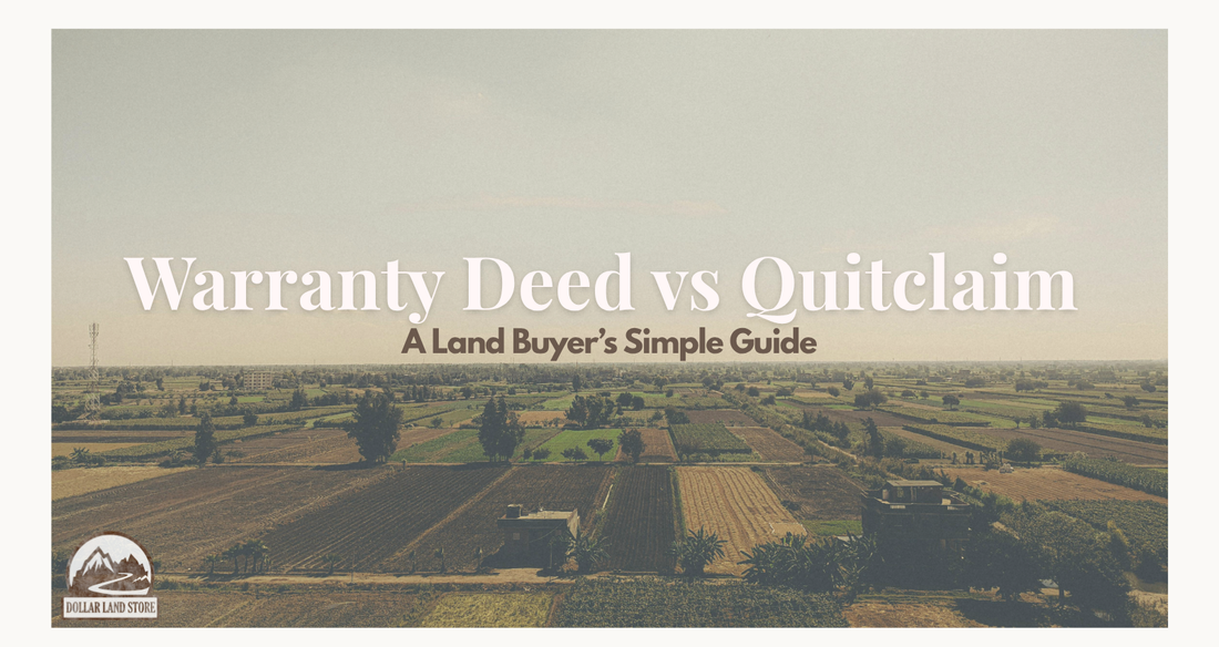 Warranty Deed vs Quitclaim: A Land Buyer's Simple Guide