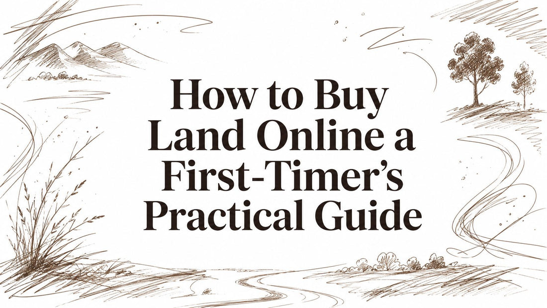 How to Buy Land Online a First-Timer's Practical Guide