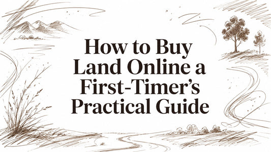 How to Buy Land Online a First-Timer's Practical Guide
