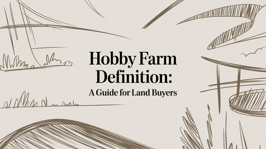 Hobby Farm Definition: A Guide for Land Buyers