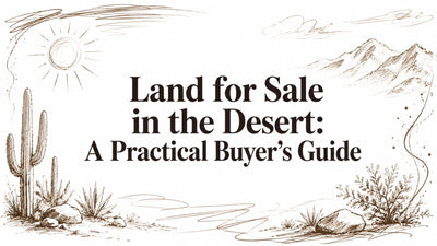 Land for Sale in the Desert: A Practical Buyer's Guide