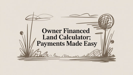 Owner Financed Land Calculator: Payments Made Easy