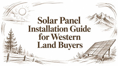 Solar Panel Installation Guide for Western Land Buyers