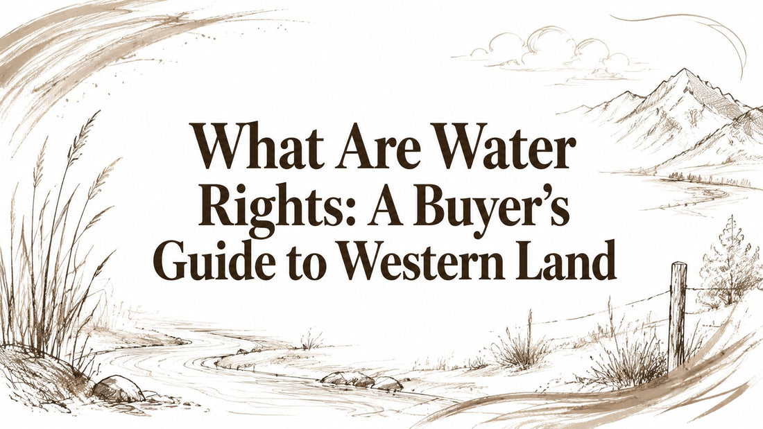 What Are Water Rights: A Buyer's Guide to Western Land