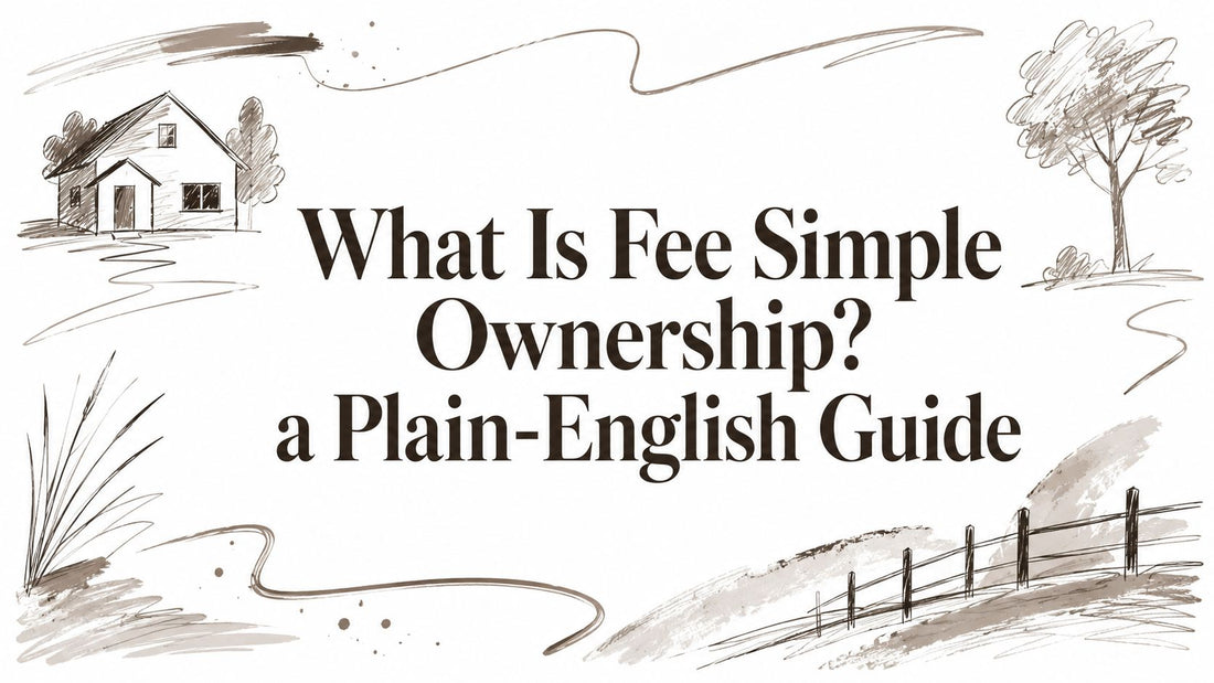 What Is Fee Simple Ownership? a Plain-English Guide