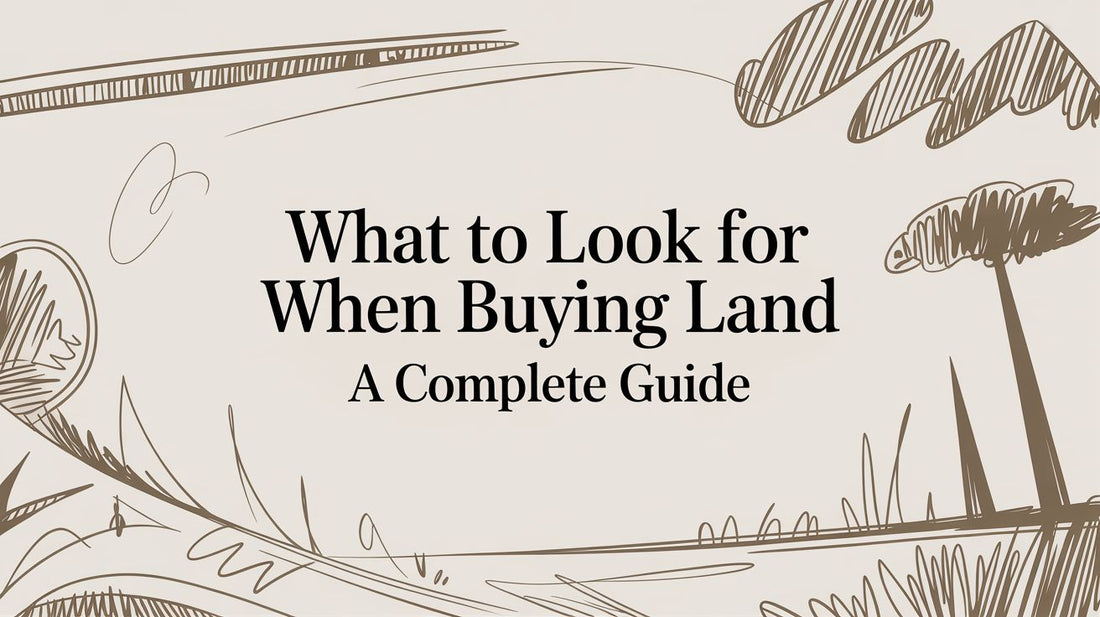 What to Look for When Buying Land A Complete Guide