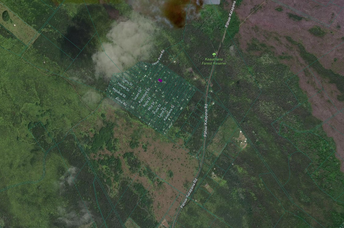 #L03677-1 Lot in Black Sand Beach subdivision, Kona St., Pahoa, HI, $14,899.00 ($186.03/Month)