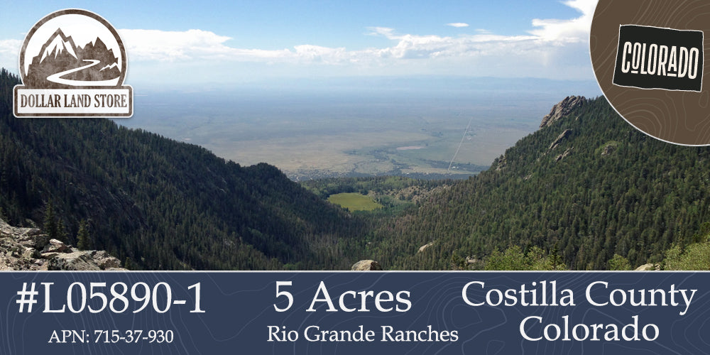 #L05890-1 Remote 5 Acre Parcel, 10 Miles from the Rio Grande $9,995.00 ($135.68/Month)