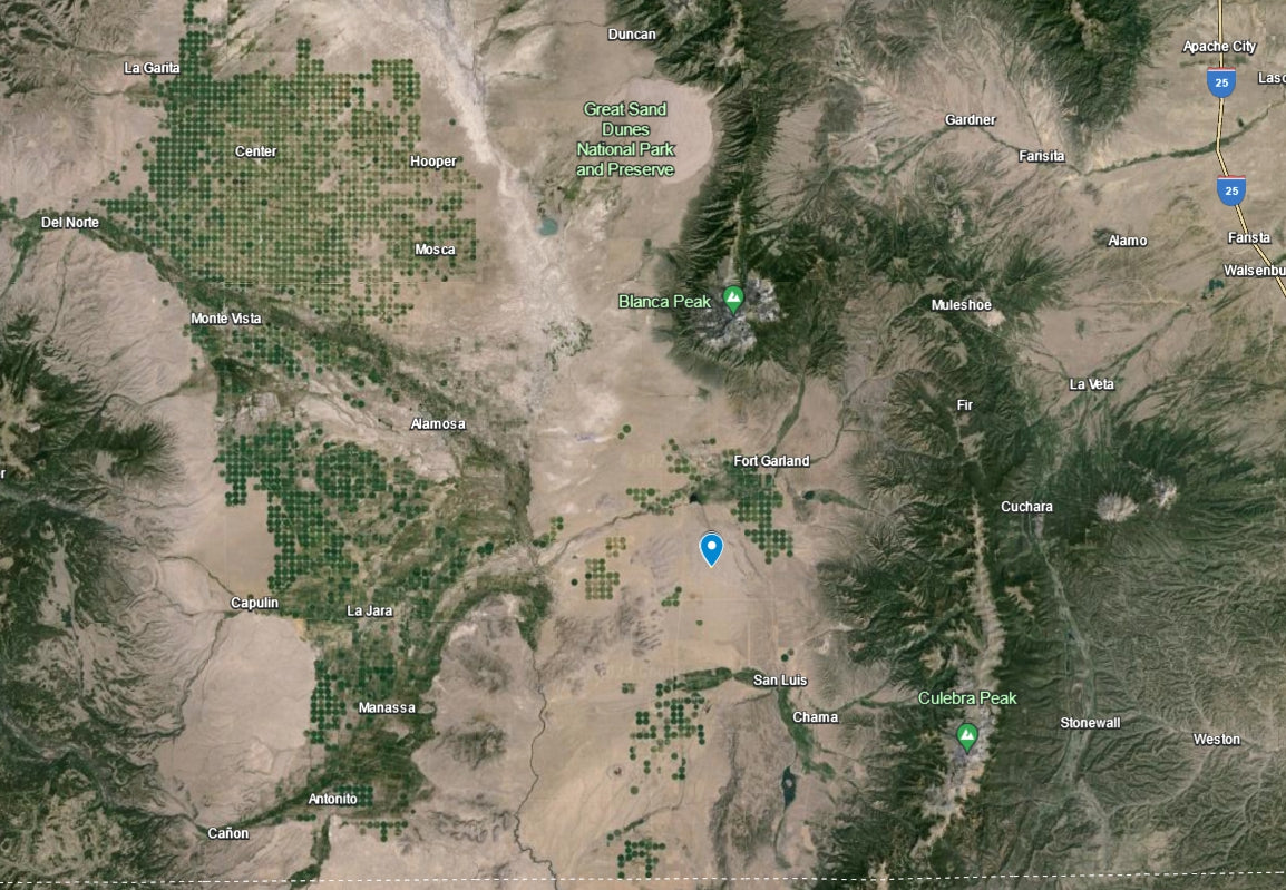 #L05909-1 Beautiful views from 5 Acres in San Luis Valley Ranches, Costilla County, Colorado $9,995.00 ($116.14/Month)