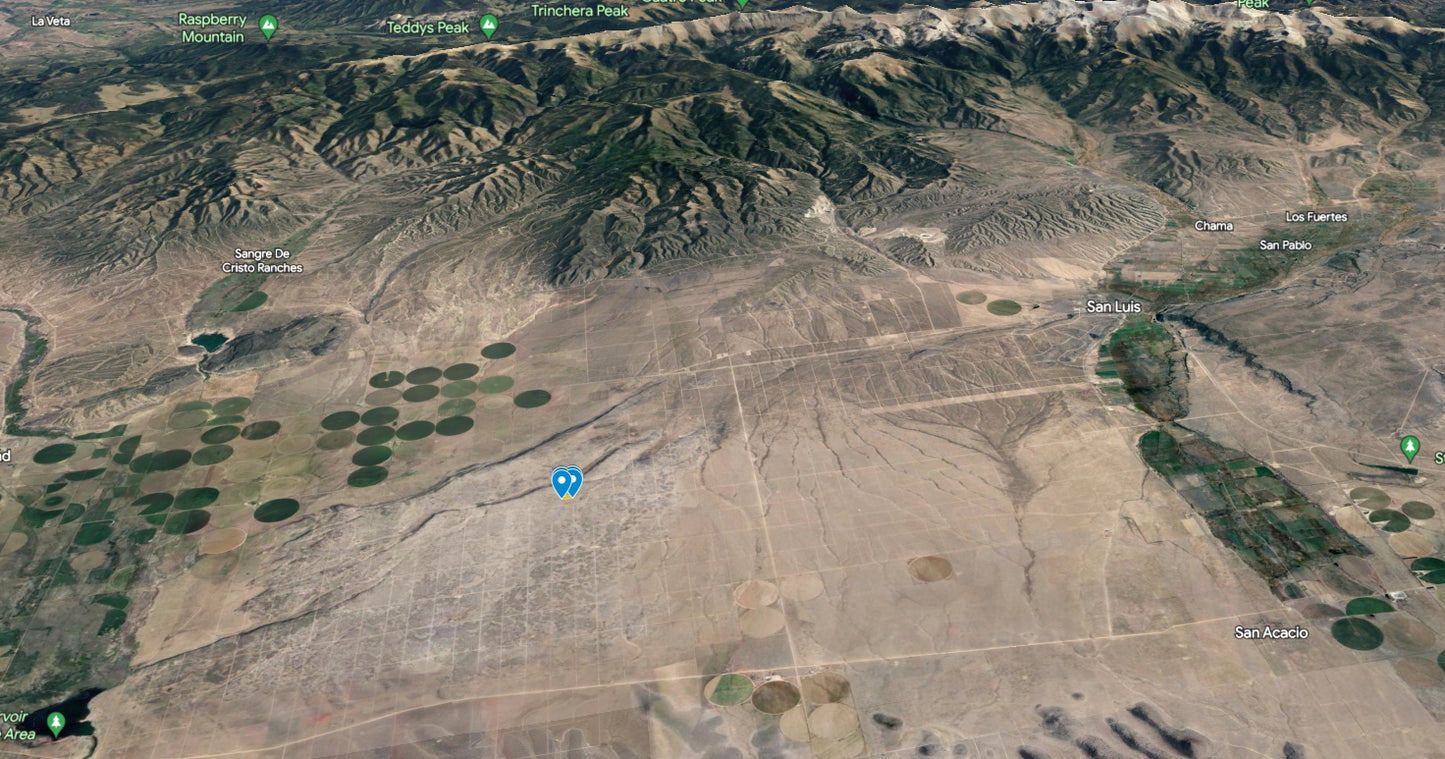 #L05928-1 Beautiful views from 5 Acres in San Luis Valley Ranches, Costilla County, Colorado $9,995.00 ($127.03/Month)