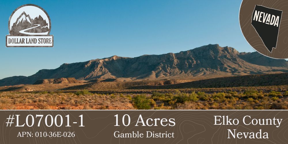#L07001-1 10 Acres in Elko County, Nevada $9,999.00 ($118.73/ Month)