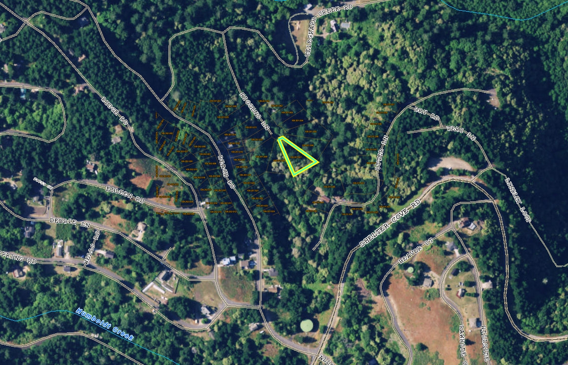 #L07346-1 Cul-de-sac Lot in Shelter Cove, Humboldt County CA $9,900.00 ($145.56/Month)