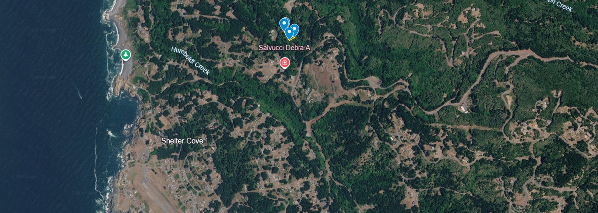 #L07346-1 Cul-de-sac Lot in Shelter Cove, Humboldt County CA $9,900.00 ($145.56/Month)