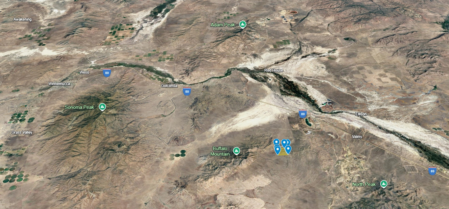 L10946-1 653.28 Acres Surrounded by BLM in Humboldt County, Nevada $249,000.00 ($2120.46/Month)
