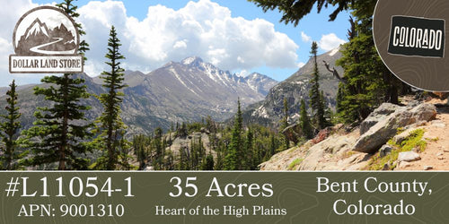 #L11054-1 35-Acre Parcel in Colorado – Open Plains & Big Sky Views Near State Borders $19,999.00 ($218.64/ Month)