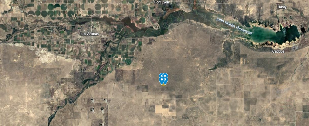#L11118-1 Colorado Land Investment – 38.64-Acre Parcel in Bent County Near Arkansas River Valley $28,999.00 ($310.21/ Month)