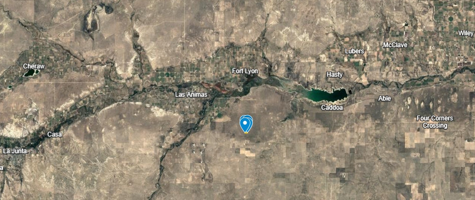 #L11118-1 Colorado Land Investment – 38.64-Acre Parcel in Bent County Near Arkansas River Valley $28,999.00 ($310.21/ Month)