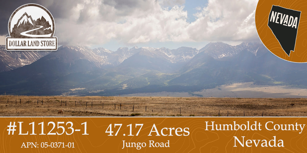 #L11253-1 47.17 Acres in Humboldt County, Nevada $24,999.00 ($271.77/ Month)