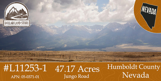 #L11253-1 47.17 Acres in Humboldt County, Nevada $24,999.00 ($271.77/ Month)