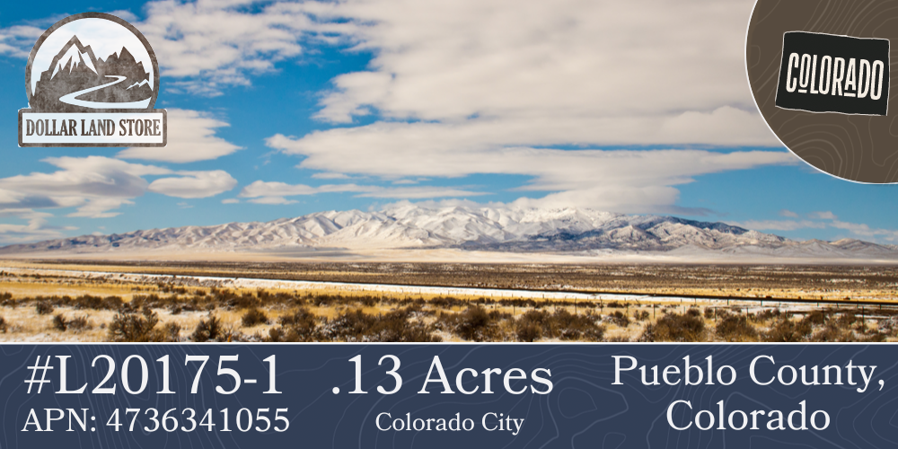#L20175/76-1 Adjoining Lots In Colorado City, Colorado $2,999.00 ($56.42/Month)