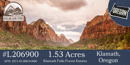 L206900-1 1.50 Acres in Oregon Pines Subdivison, Klamath County, OR $7,999.00 ($100.20/ Month)
