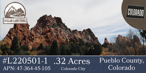 #L220501-1 0.32 Acre Corner lot In Colorado City, Colorado $5,499.00 ($70.74/Month)