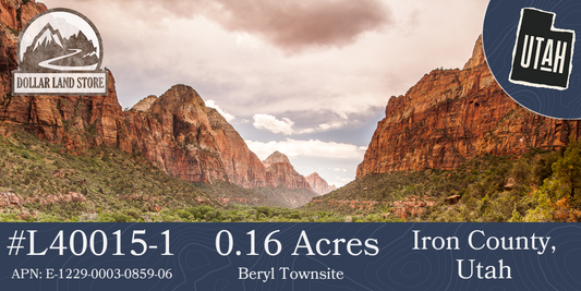 L40015-1 .16 Acre Lot in Iron County, UT $2,499.00 ($41.35 / Month)
