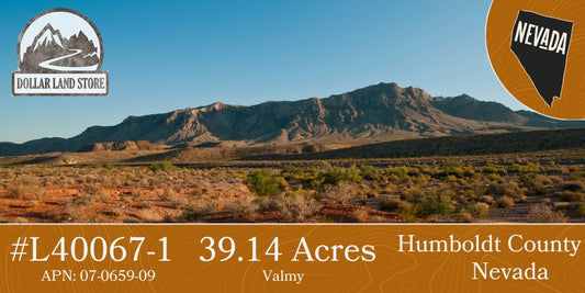 #L40067-1 39.14 Acres in Humboldt County, NV $19,995.00 ($222.56/Month)