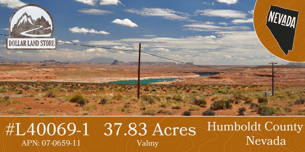 #L40069-1 37.83 Acres in Humboldt County, NV $19,995.00 ($222.56/Month)