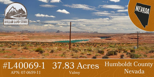 #L40069-1 37.83 Acres in Humboldt County, NV $19,995.00 ($222.56/Month)
