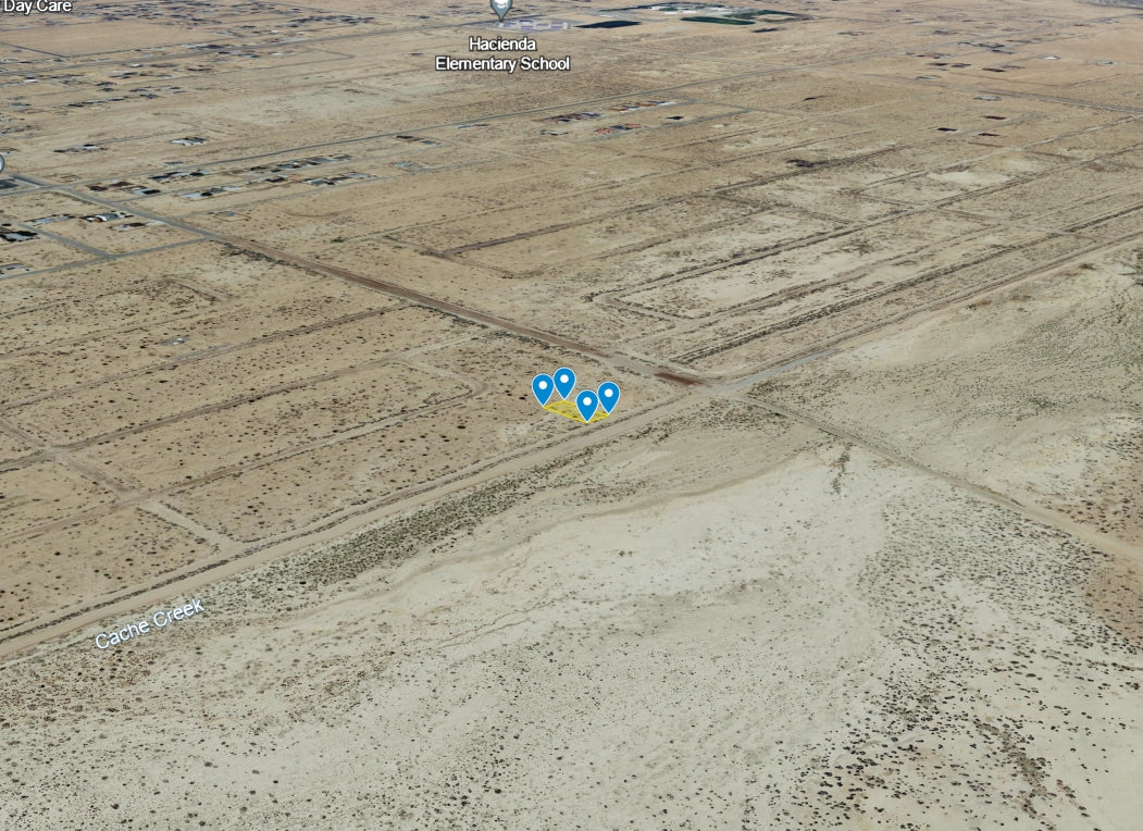 #L40093-1 .17 Acre Residential lot in California City, Kern County, CA $3,999.00 ($82.74/Month)