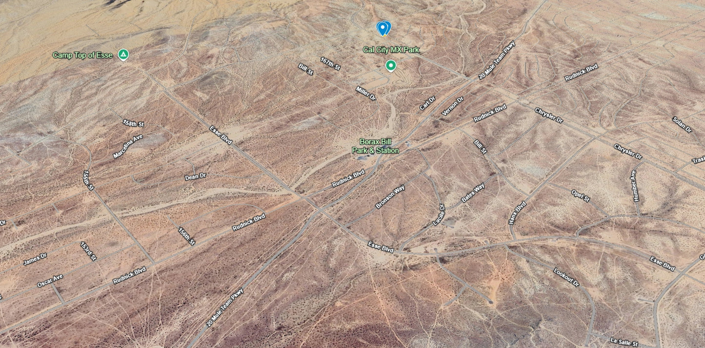 L40107-1 .17 Acre Residential lot in California City, Kern County, CA $2,999.00 ($48.69/Month)