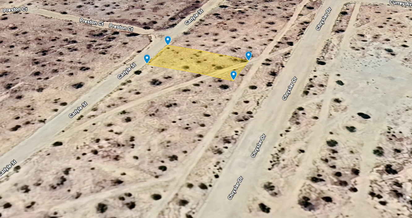 L40107-1 .17 Acre Residential lot in California City, Kern County, CA $2,999.00 ($48.69/Month)